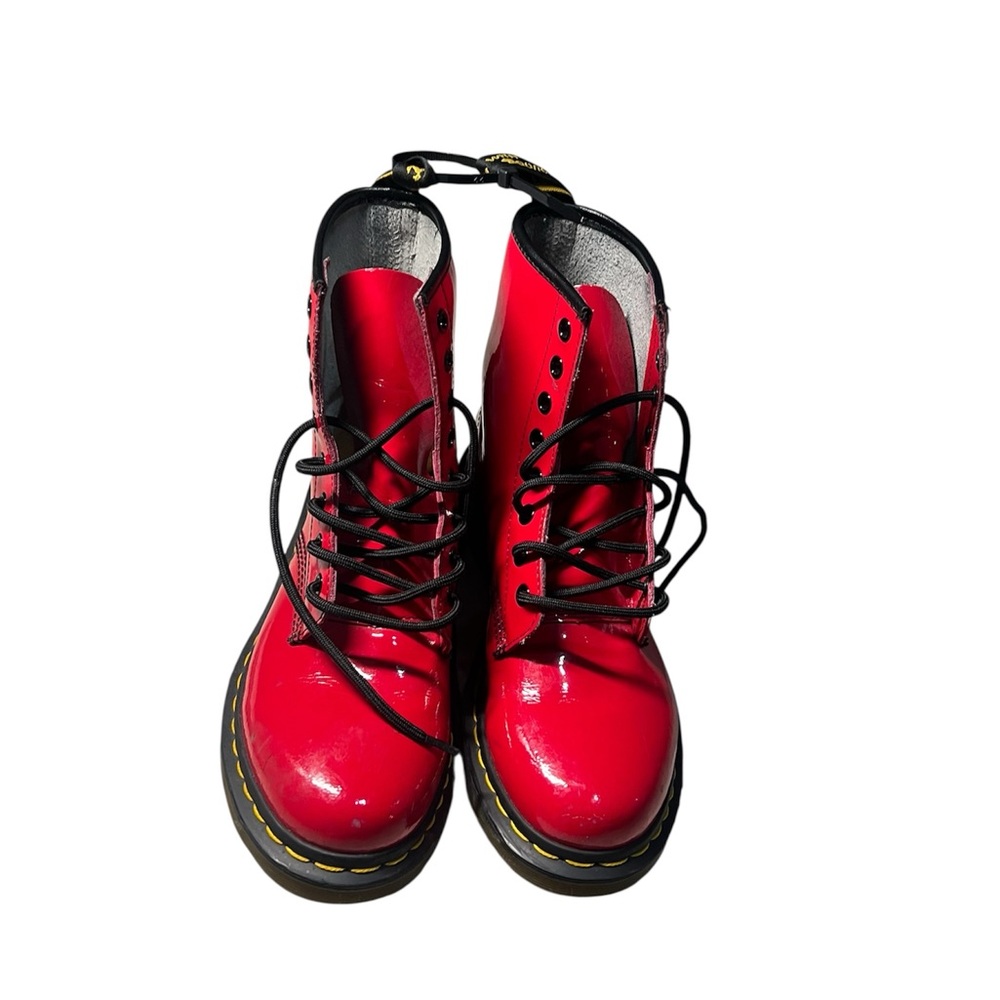 Red Dr.Martens Lace up size 8